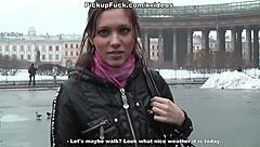 Have you seen this stunning young 18+ girl in public porn?