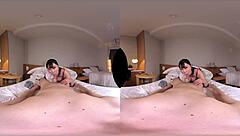 I shared a room with my busty female boss Haruna Osako on a business trip and had a one-night creampie affair.