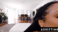 Kira Noir and Eliza Ibarra suck monster cock in POV fantasy