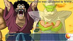 Bulma Adventure 4 - Mr Satan Watches His Agent Miss Piiza Pizza Get Gangbang At The Cell Games