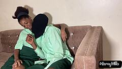 Horny coursemates fuck intensely after classes with big cocks and squirting