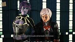 Dusky trans babe india taina orgasms from machine on cock