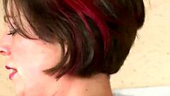 In this retro german video a mature woman tries anal and pussy sex