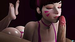 Babe moans intensely during deepthroat and doggystyle fucking