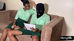 Horny coursemates fuck intensely after classes with big cocks and squirting