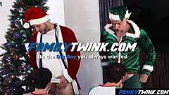 gay dads swap twink sons for christmas fun 😈
