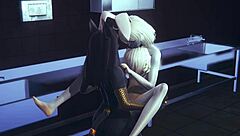 Yaoi Femboy Furry Anubis Dogboy And Mew Catboy Hard Sex With Bunnyboy Threesome