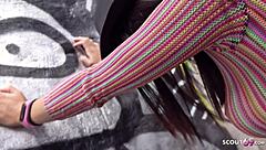 Rough Public Anal Sex with Sexy Bitch Jessy Jey Outdoors