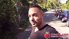 Lily ray, the teasing teen babe, got banged outdoors on summer day