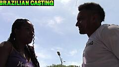 Street Babe Gets Pussy and Ass Eaten for Cash