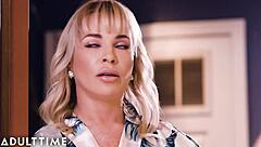 Caught fapping, dana dearmond rubs clit in front of contractor intriguingly