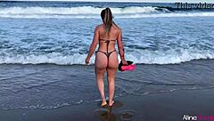 Blonde Girl On The Beach Having Sex With Her Fan