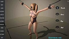 I explore Starslave's 3D bondage sex game demo.