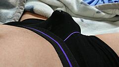 Asian guy cums in underwear, jerks off again!