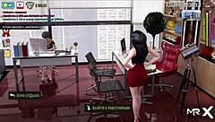 Fashionbusiness E2 53: Will The Character Reveal Her Pussy In The Crowded Restaurant?