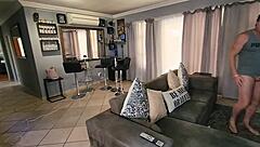 cheating husband gets caught fucking maid cuckquean join in ffm threesome