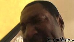 blonde milf takes big black cock for anal and deepthroat