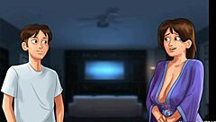 Summertime Saga - Milf Takes A Taste Of His Big White Cock