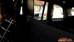 MILF's Pussy Stretched by Fat Cock in UK Taxi