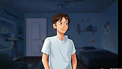 Summertime Saga - Milf Takes A Taste Of His Big White Cock