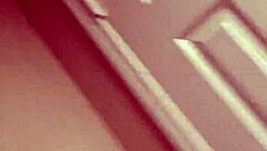 Amateur snow bunny sucks monster cock in restroom