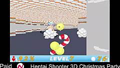 hentai shooter 3d christmas party with big tits monsters uncensored