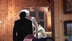 i see curvy blonde girl interacting with multiple guys in a group setting