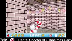hentai shooter 3d christmas party with big tits monsters uncensored