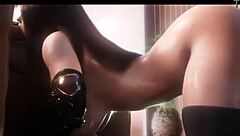 Nordehartet蒂法在3D卡通幻想中展示大鸡巴