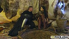 Aletta Ocean's big tits bounce as she gets screwed hard