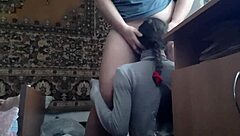 I guide her head to make me cum quick. She nails it every time!