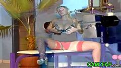 Super Blonde Fucks Hardcore In Gym With Intense Action