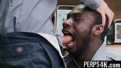 officer catches thief at work