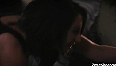 Christiana Cinn DEEPTHROATS Damon Dice in HARDCORE DOGGYSTYLE FUCKING!