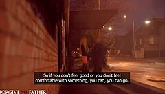 Blonde girl picked up for rough face fuck and intense sex