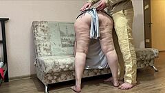 Stepmom Bends Over, Stepson Grabs Her Big Ass – What Happens Next?