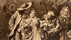 Look at this vintage hentai comic's erotic illustration!