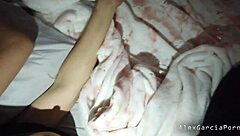 I start my stepsister’s day by giving her a blow job and sucking her tits