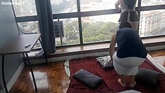 fodendo a empregada gostosa na janela para todo mundo assistir kitty big ass