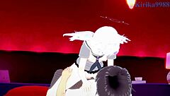 Mikamo neru bunny girl and uzawa reisa in blue archive hentai