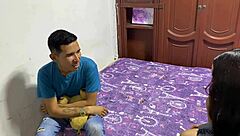 Emotional creampie in stepsister's tight pussy with monster cock