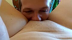 I love licking Ukrainian milf pussy in missionary and doggystyle POV!