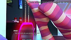 movie night with cute busty blonde 😊