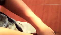 I pay the pizza guy with my ass and get creampied