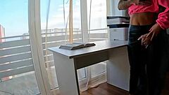 stepbro interrupted my study session and seduced me into passionate doggystyle sex with his big cock