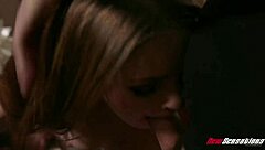 New Sensations captures hotwife’s first anal gangbang with intense banging and swallowing