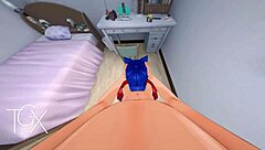 动漫Hentai游戏特色Mita Cappie狂野性爱姿势和口交场景