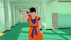 Gohan in college sex!