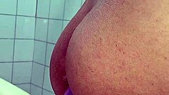 Gay guy suffers a bit but enjoys when the whole cock enters his ass.