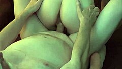 petite teen gets massage from grandpa, leading to cum spitting